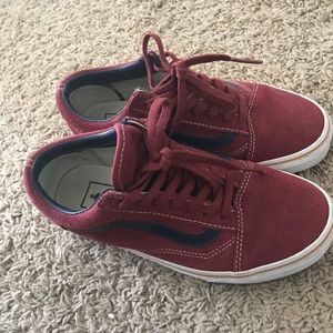 Vans old skool maroon